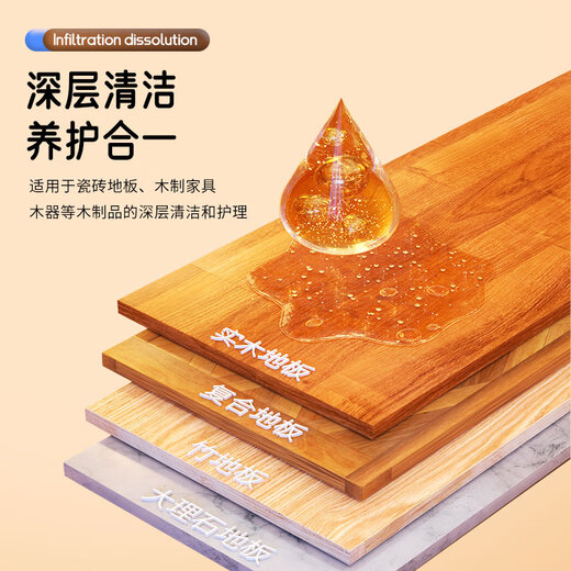 Juqi carefully selected floor cleaning agent, floor washer cleaner, marble solid wood floor mop, tile floor tile maintenance, citrus smell