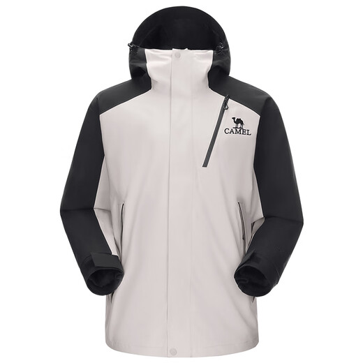 Camel (CAMEL) Wang Junkai's same style - Wangzhe Kaijia Evo outdoor jacket three-in-one rainproof mountaineering suit 0780