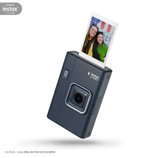 INSTAX Fuji Digital Analog Single Imaging Camera Liplay+ Midnight Blue