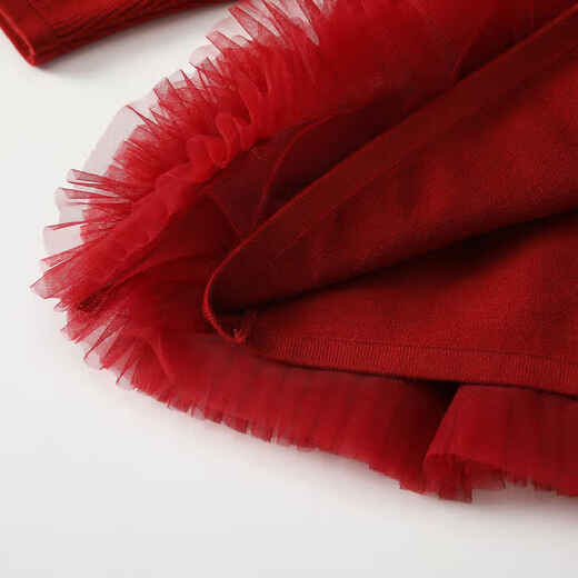 Fanlie VOONLIE girls sweet dress autumn fashion children's princess dress baby one-year-old dress tutu skirt spring and autumn