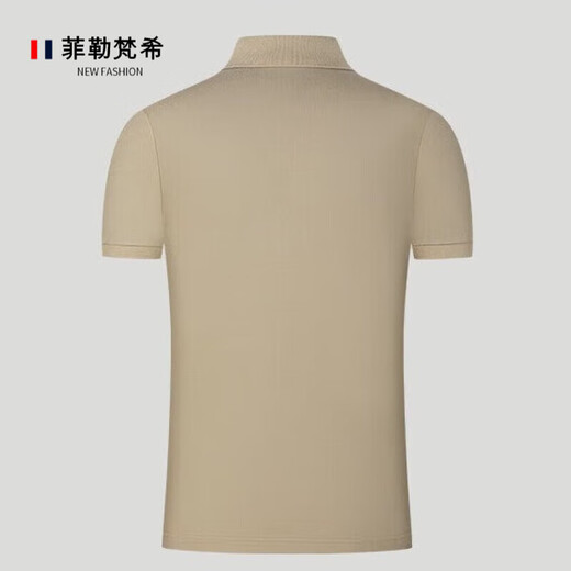 Feller Vanchi Pure Cotton Cottom Forteced Fot Fot Shirt Men's Men's Summer Madery вышита без маркировки в воздухопроницаемом шелковом шелковом футболке для полосатого лацката Men's Polo Polo T5008# Black 2xl (рекомендуется 150-165 JIN [JIN равно 0,5 кг]))