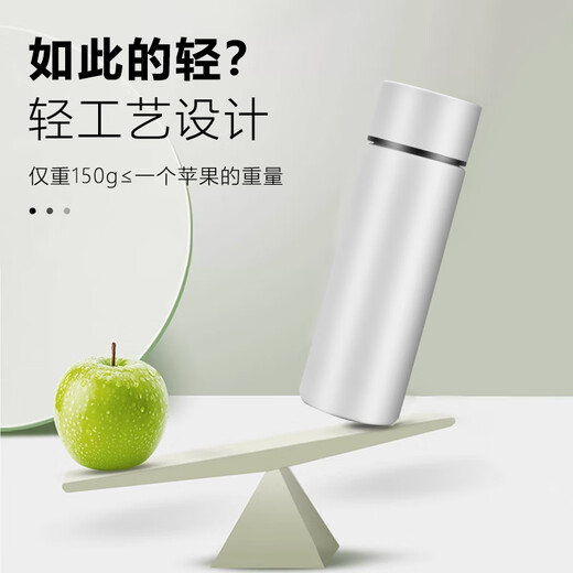 Lingchuan Mini Thermos Cup Fashion Creative Portable Water Cup Company Gift Custom Logo White 150ml