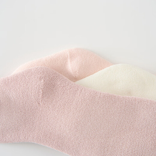 Tongtai Baby Socks Newborn Baby Thickened Stockings Male and Female Baby Antibacterial Versatile Terry Socks 3 Pairs Pink 3 Pairs 6-12 Months