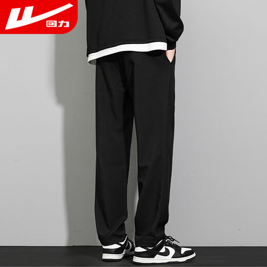 Warrior casual pants men's spring and autumn loose straight -legged pants men's trend wild sports pants men's pants