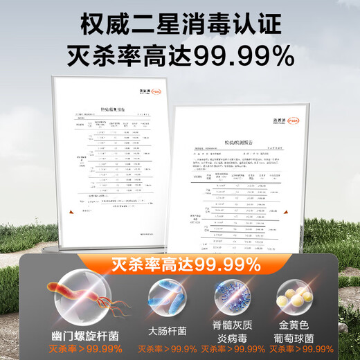 SUPOR (SUPOR) Home Appliances National Subsidy up to 15% Disinfection Cabinet Vertical Household Desktop Large Capacity 80L Light Touch Intelligent Sub-Control Mirror Reflection Technology RLP80G-L05