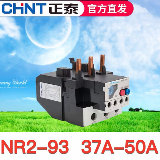Chint Thermal Overload Relay Temperature Overload Protector NR2-25/Z Pin Type Thermal Relay CJX2 with NR2-93/Z 37-50A