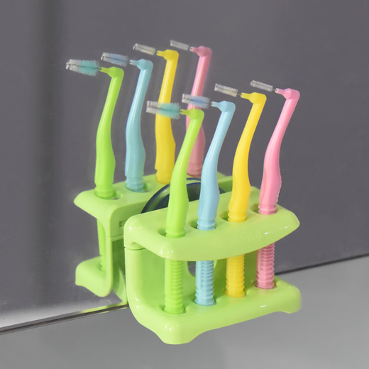 Nikiso Japan imported interdental brush 10 pieces interdental brush orthodontic correction teeth special L-shaped toothbrush 0.6mm 10 pieces 1 bag imported from Japan