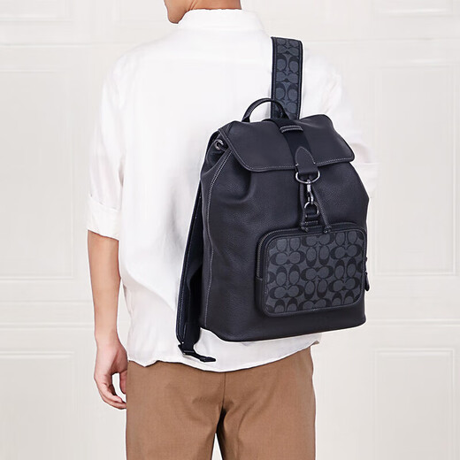 Coach (Coach) Light Luxury Herrenbag Sullivan 30 Herren Mode -Rucksack Black C9864 College -Style -Rucksack für den Freund Schwarz C9864qbo3i 30cm*14 cm*42cm