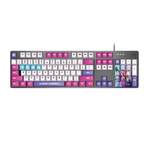 Logitech K845 Механическая клавиатура игра в эн-S-Sports Wired Keyboard Office Office Office Персонализированная версия на заказ клавиш для мальчиков и подруг подарков K845 League of Legends Salerfanie Limited Edition Red Axis