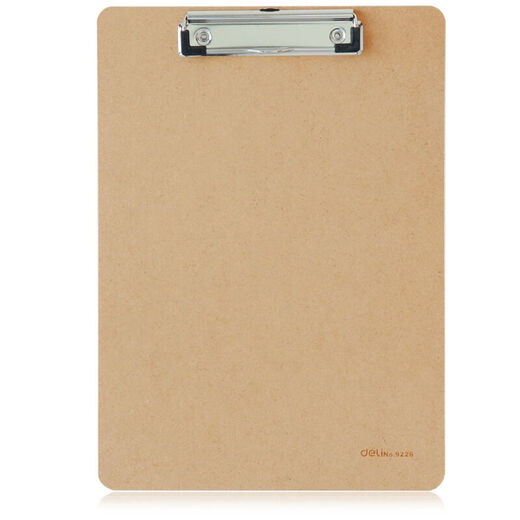 Зажим для доски Deli A4, папка для файлов, зажим для бизнес-отчета, зажим для деревянной доски для письма, зажим для плоской головки, папка для файлов, шина, деревянная на ощупь/зажим с плоской головкой, 3 шт.