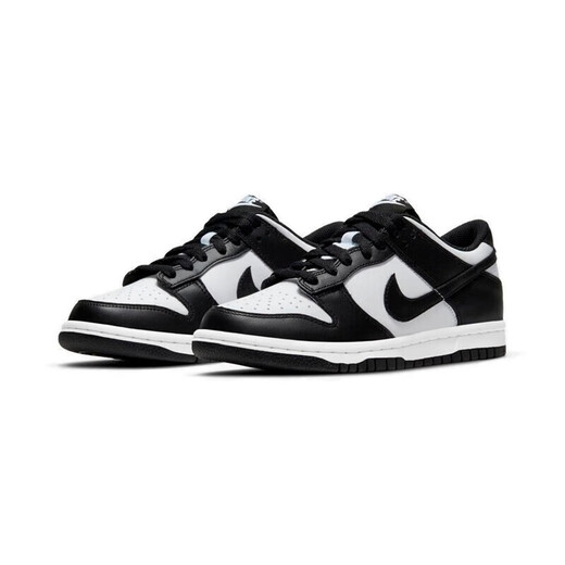 Nike (Nike) Chaussures pour femmes dunk Low (GS) Chaussures sportives à usure de panda noir et blanc pour femmes cw1590-100 CW1590-100 Panda noir et blanc 38,5 CW1590-100 Black and White Panda 38.5