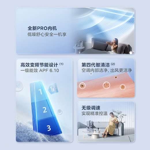 Midea central air conditioning ideal home third generation upgraded model Starlight pro4P5P6P one to three/one to four/one to five/one to six commercial household air duct multi-connected full DC variable speed 5 HP first class energy efficiency 120 for three Starlight pro