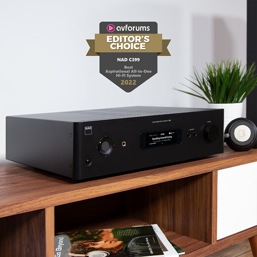 NAD C399 发烧hifi功放机家用立体声高保真功率放大器大功率音乐功放双声道2.0 【套装】C399+MDC2 BluOS D模块