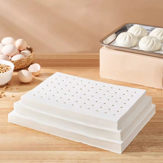 Denbigh steamer paper steamed buns disposable household steamer drawer paper steamer cloth paper 30*40cm rectangular 100 sheets