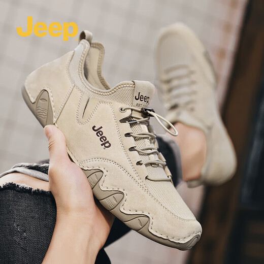 Chaussures en jeep pour hommes 2025 Nouveaux vêtements de travail de travail chaussures en maille respirante sports de chaussures décontractées