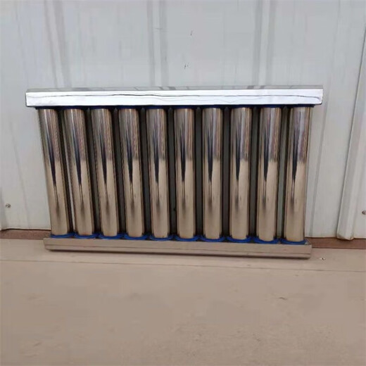 Qinkai household stainless steel radiator stainless steel radiator central heating wall-mounted white steel radiator center distance 16 columns length about 1 meter 600mm