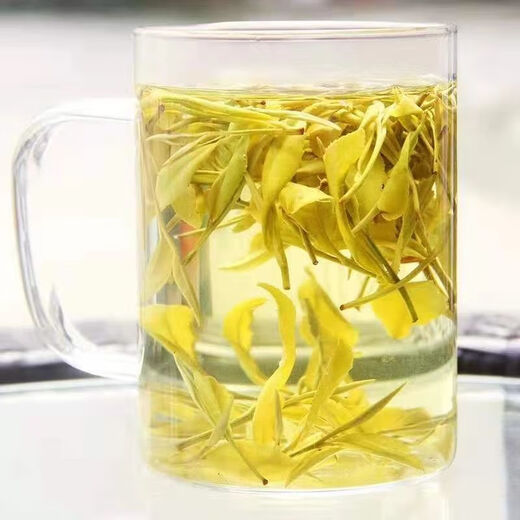 Ganxiangpo Golden Bud New Tea Rain Before Anhui Yellow Tea Bag Authentic Ration Tea Yellow Green Tea Extra Strong Fragrance 2024 125g (Try)