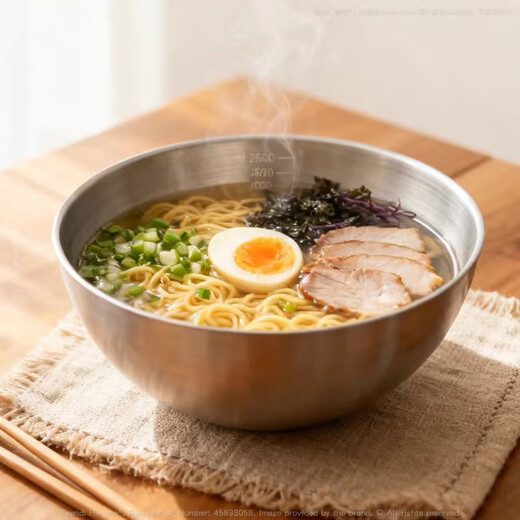 Best Selling 200W+ 316 Thickened Stainless Steel Food Grade Salad Bowl Fruit Salad Bowl Baking Basin and Basin Loss 17cm Special Price Impact