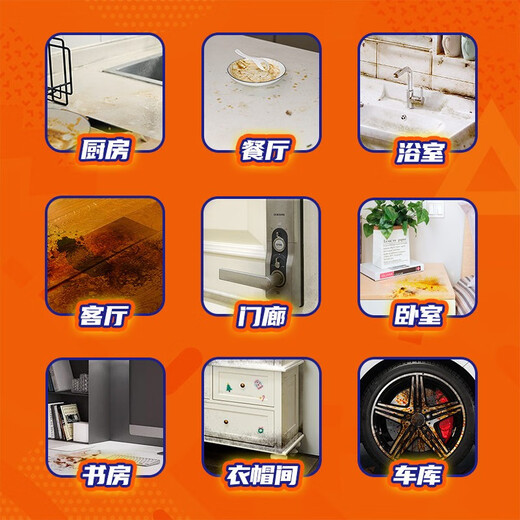 Mr Muscle Grease Cleaner 350g Daily Countertop Spray Powerful Grease Remover Kitchen Cleaner