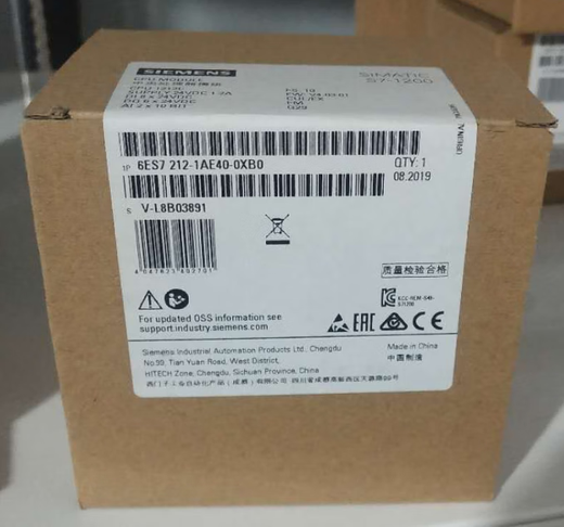 Siemens S7-1200PLC programming controller 6ES7212-1BE/AE/HE40-0XB0 CPU 121 6ES7212-1AE40-0XB0