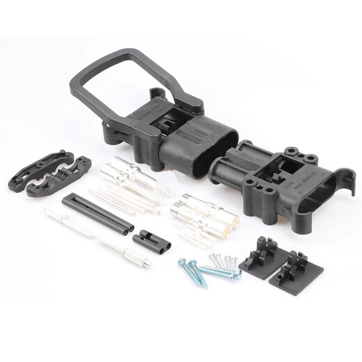 80A160A320 connector Linde REMA wire harness customized electric forklift charging male and female plug with wire extension 320A male + 70mm2 + wire length 300CM