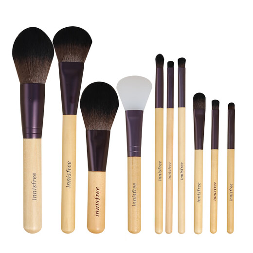 Innisfree Eyeshadow Brush Convenient Makeup Brush Set Eyeshadow Brush Loose Powder Brush Blush Brush Contouring Brush Mask Brush Mask Spatula 1
