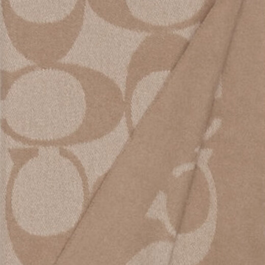 COACH brand direct supply autumn and winter warm wool scarf for men and women, camel CU807 Christmas gift
