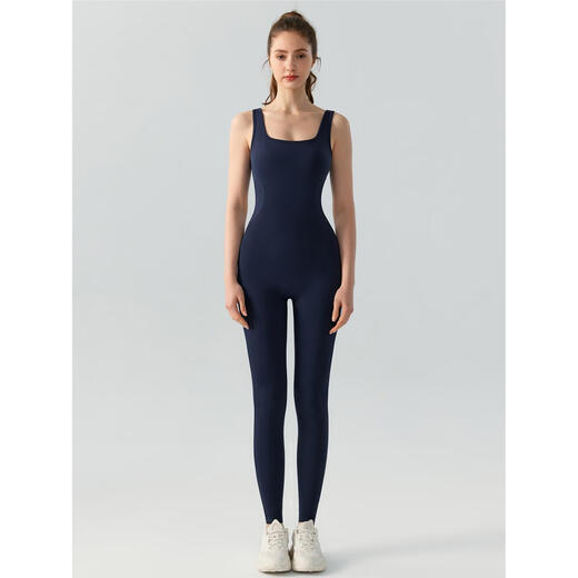 Aerial Yoga Wear All-in-One Pilates Training Wear One-piece Fitness Wear Jumpsuit Sportswear with Padded Backless Women Wild Berry Color XL 170XL