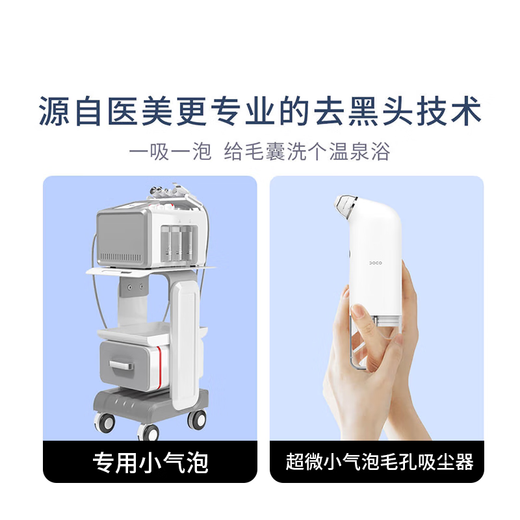 DOCO LAB Small Bubble Cleaning Instrument Blackhead Instrument Blackhead Cleaning Magic Device Blackhead Absorbing Instrument Removes Blackheads Shrinks Pores Acne Deep Cleansing Blackhead Remover Tool Boys Birthday Gift Girls