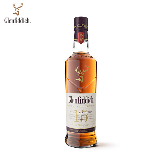格兰菲迪（GLENFIDDICH）核心系列15年单一麦芽威士忌洋酒礼盒700ml 格兰菲迪15年蛇年礼盒