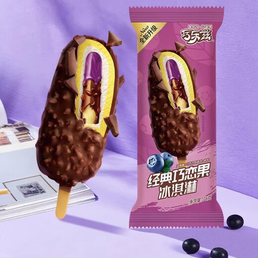 Yili (YILI) 30 pieces Yili Qiaolezi ice cream crispy stick Qiaolian fruity milk stick crispy ice cream ice cream cold drink wholesale Qiailezi four circles 30 pieces