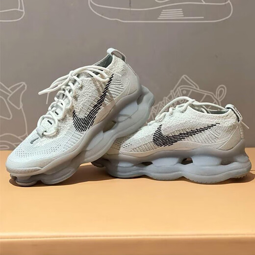 Nike Running Shoes Herrenschuhe 2025 Sommer New Air Max Scorpion erhöhte Vollpalmenkissen-Sneaker FQ2694-001 Grau 44