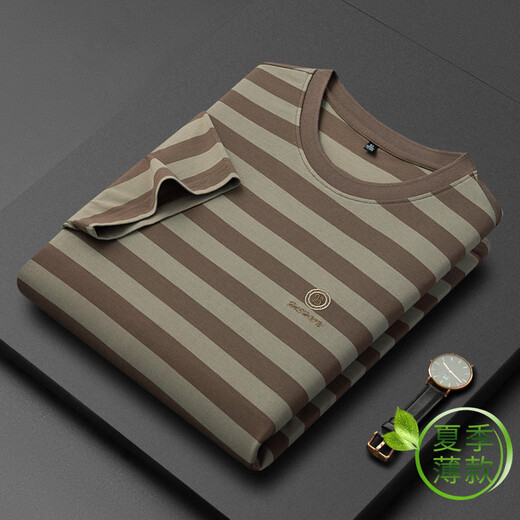 Meister Polo Paul T-Shirt Offizielle Marke Luxus kurzärmeliges Polo-Shirt Männer Sommer mittleren Alters Löschung Los großes Geschäft Casual Military Green 6195 m