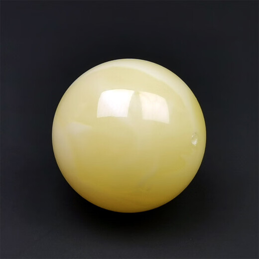 Hupai, one thing, one picture, one certificate, single beeswax round beads for men and women, Buddha beads full of honey, white flower, beeswax loose beads, Russian material, round beads, 5.22 g, 20.8 mm