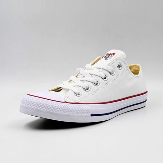Converse All Star Canvas Schuhe Herrenschuhe Frauenschuhe Klassiker Low Top Sports Casual Schuhe Neutrales Paar Weiß 101000 Weiß Evergreen 35