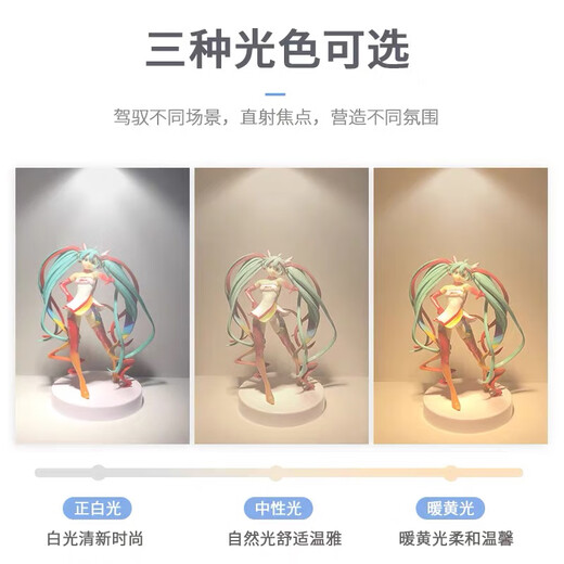 CANMEIJIA LED spotlight track light surface-mounted super bright commercial clothing store exhibition hall background wall track light ceiling ceiling light 30W-black (warm yellow light)