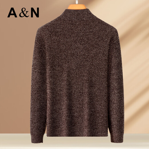 Antonio 600G heavyweight thickened 100% sheep wool light luxury wool cardigan men's casual knitted jacket