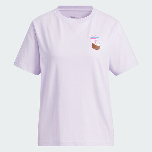 Adidas Adidas Camiseta deportiva de cuello redondo de manga de verano de manga corta para mujeres