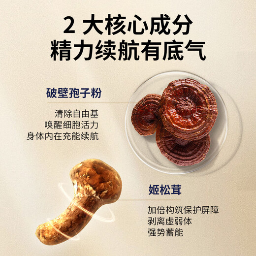 萊特維健破壁灵芝孢子增强免疫术后营养放疗成人中老年人进口 灵芝孢子粉冲剂30包/盒