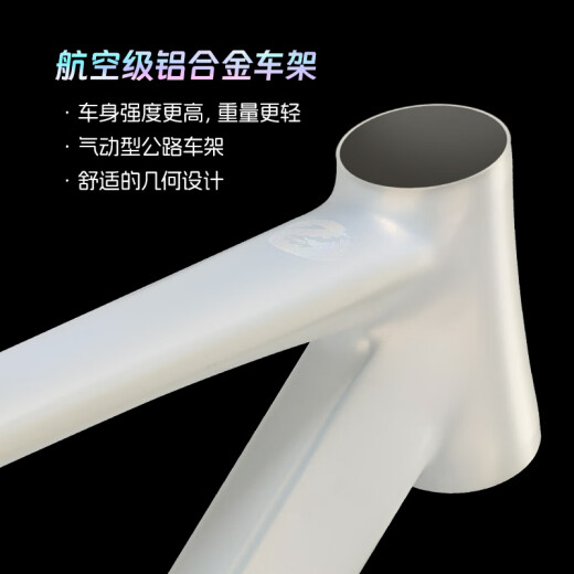 千里达（TRINX）龙卷风700蓝图R9桶轴22速油压碟刹骑行公路车自行车成人男女学生 龙卷风700-水滴座管 22速 镭射黑 700C*480mm适175-180cm左右