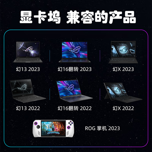 
Player Country ROG XGMobile graphics card dock Fantasy X/Fantasy 13/Fantasy 16 flip/Part 6850 3080 4090 XG丨RTX4090丨16G [Brand new]