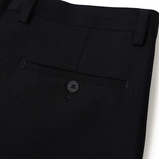 Qipai hot lava straight trousers men's spring and autumn business commuting men's warm casual trousers