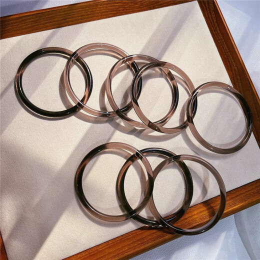 Muchin natural crystal obsidian brown obsidian bracelet women's ice obsidian jingle bracelet jewelry gift its circle mouth 53