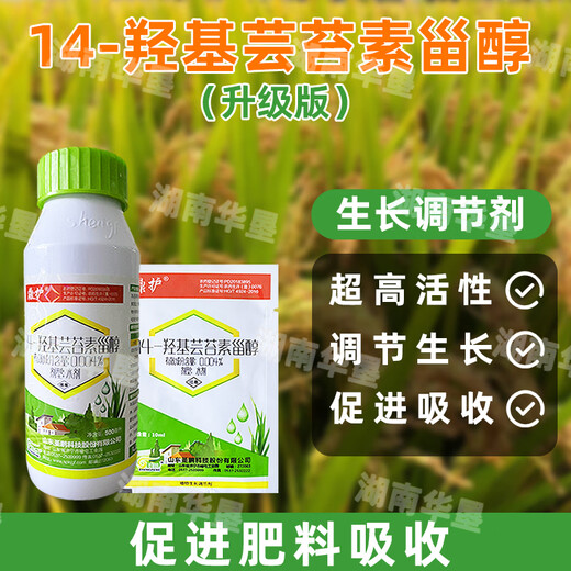 14-Hydroxybrassinosteroid relieves phytotoxicity, cold-proof and frost-resistant rice plant crop growth regulator 100 ml 14-Hydroxybrassinosteroid *1 bottle