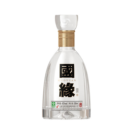 今世缘 国缘四开 幽雅醇厚型白酒 42度 500ml*4瓶 整箱装 