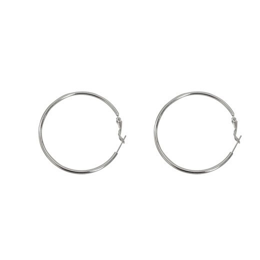 Dai Yan's super plain hoop earrings, Korean style face-shaping slimming earrings, feminine commuting, high-end and sexy plain hoops, unique earrings, hot girl plain hoops 4+5+6cm, 3 pairs
