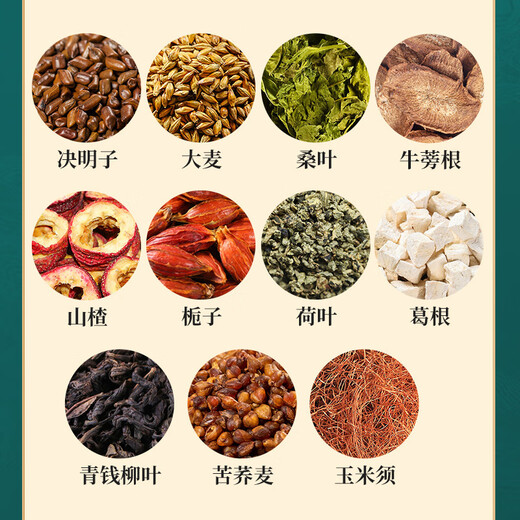 Zhenhuang Peking Tongrentang Grüne Qian Liu Corn Schal Maulbeerblatt Tee unterstützt bei drei Höhen und Blutzucker, Blutdruck, Blutlipid -Gardenia Health Tea [zehn Kisten mit Behandlung] 400 Pack * 4g