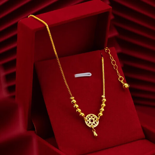 Tingbai K gold anklet new gold color bell anklet Japanese and Korean fashion women's dream catcher bell bead gold jewelry catcher