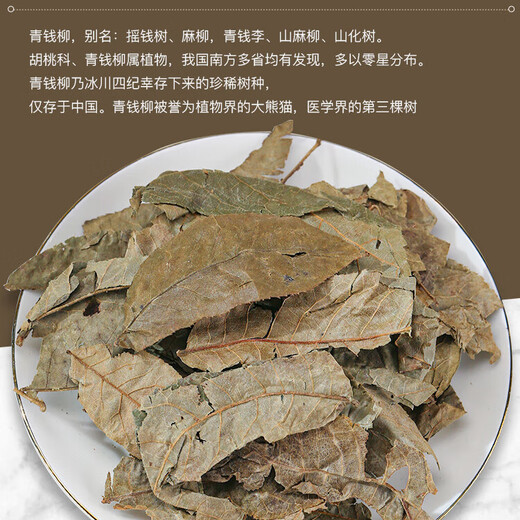 Beijing Tongrentang Chinese medicinal materials Green Qianliu leaves 500g Qingqianliu ancient tree Qianqianliu tea with burdock, corn silk and mulberry leaf tea Qingqianliu 250g
