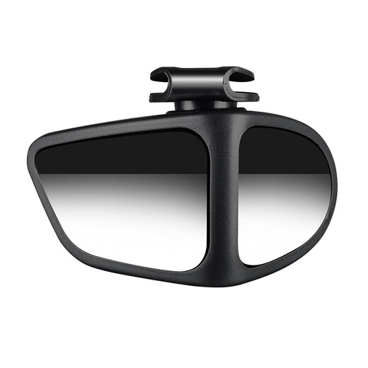 SMVP-Rückspiegel kleiner runder Spiegel Auto Blindfleck Weitwinkel-Umkehr-Hilfspiegel 360 Grad Ultra-Claren Reflektor kleiner Spiegel für den doppelseitigen Autos-verstellbaren Spiegel [weiß] links + rechtes Paar